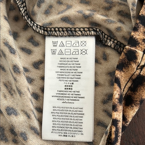 MICHAEL Michael Kors Leopard Print Midi Dress - Picture 11 of 11